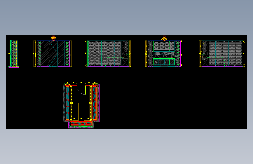 DS9908Wine Cellar Details工装图纸