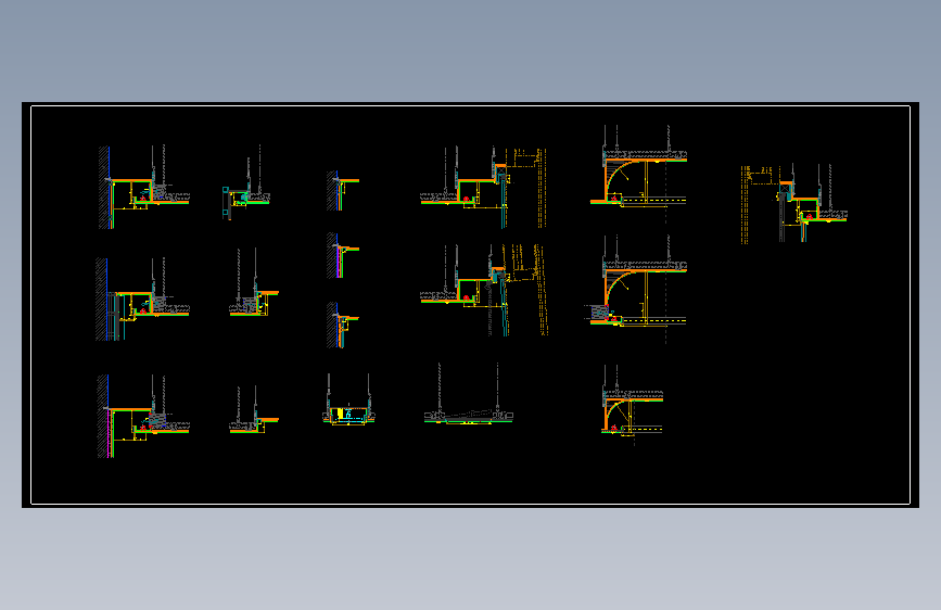 DT 22Ceiling Details1工装图纸