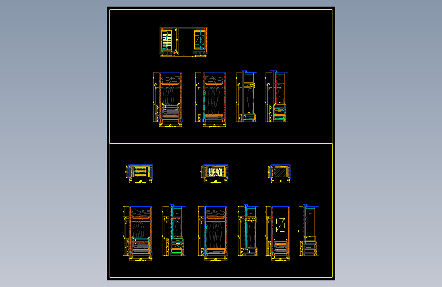 DT 36Walkincloset工装图纸