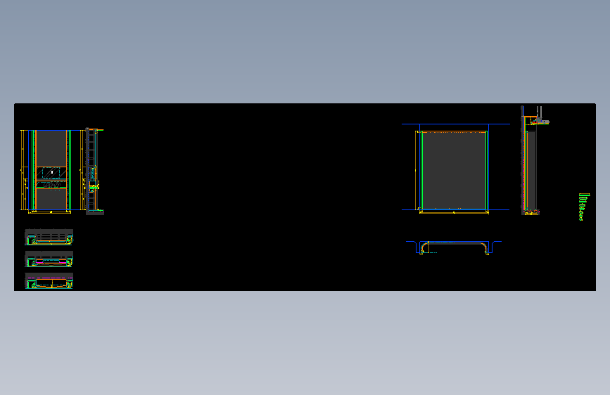 DT 310Bathtub side feature Details工装图纸