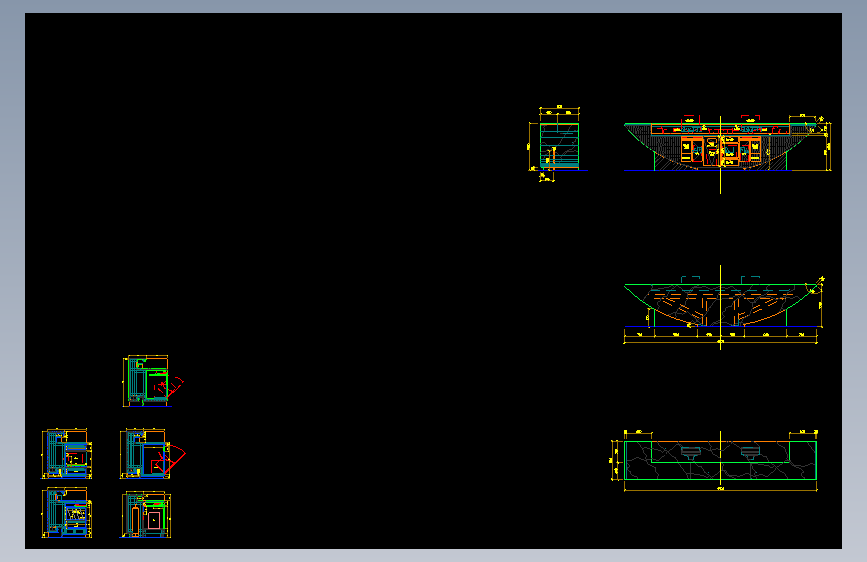 DT 12021 CONCIERGE DESK工装图纸