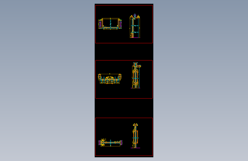 DT511921DOOR DETAIL工装图纸