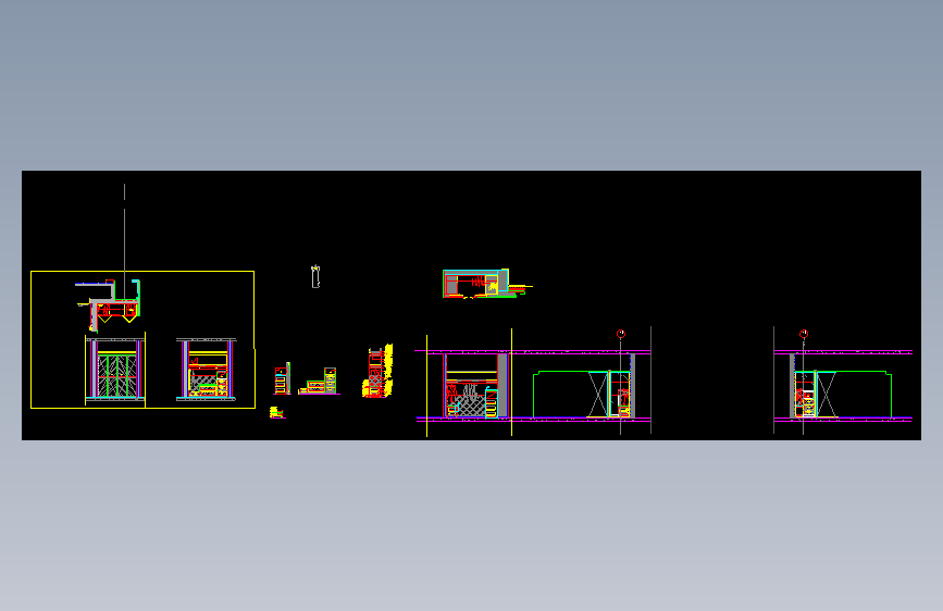 ID40765 WALKIN CLOSET DETAIL工装图纸