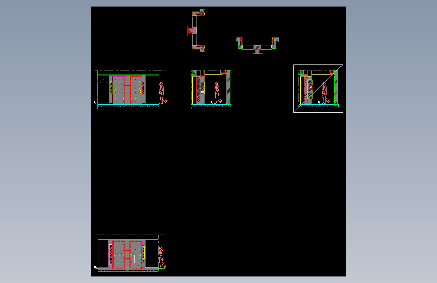 ID78710  corridor detail工装图纸