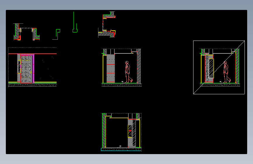 ID78711  corridor detail工装图纸