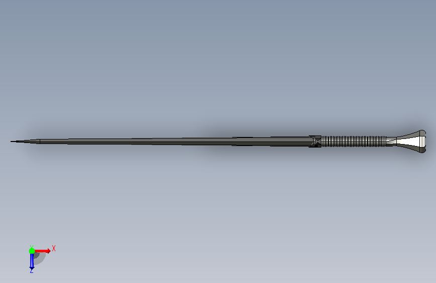 Bahubali剑 CATIA 俯视图
