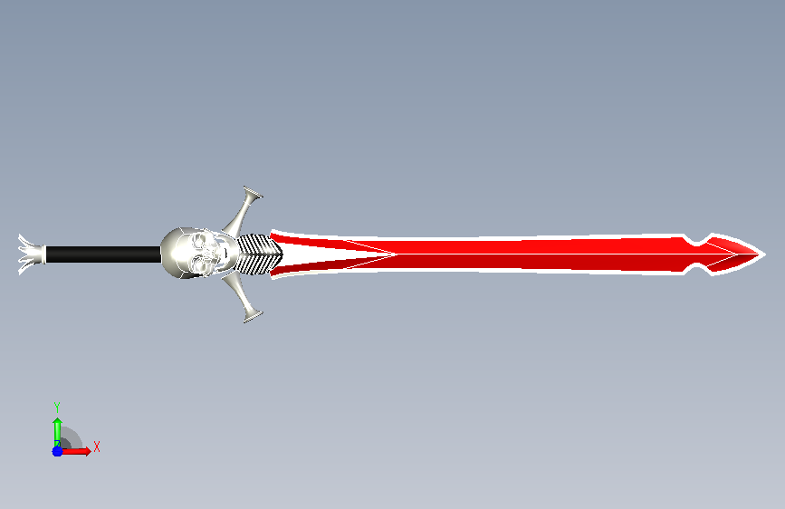 DMC鬼泣武器 SW15 正面视图
