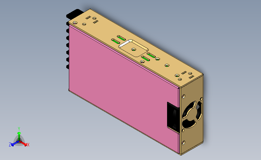 明纬HRP-300-3D_STEP_模型图纸下载 – 懒石网