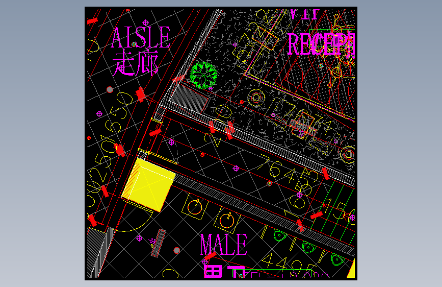 东北3层总平面图0726工装图纸
