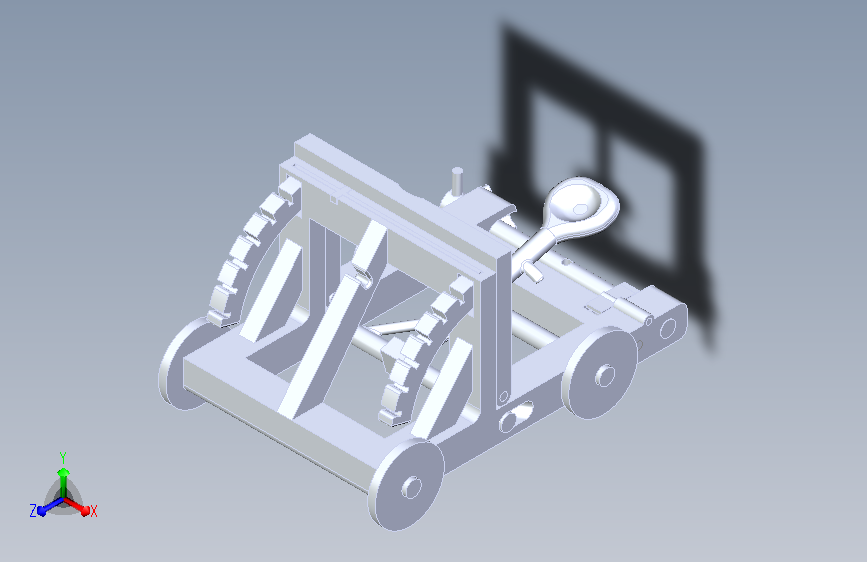 3D打印投石机 sw13