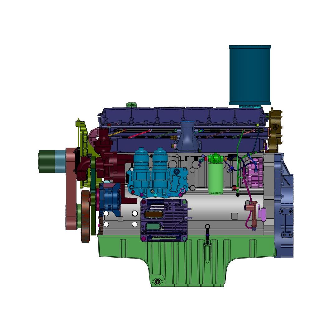 大型柴油动力引擎装置