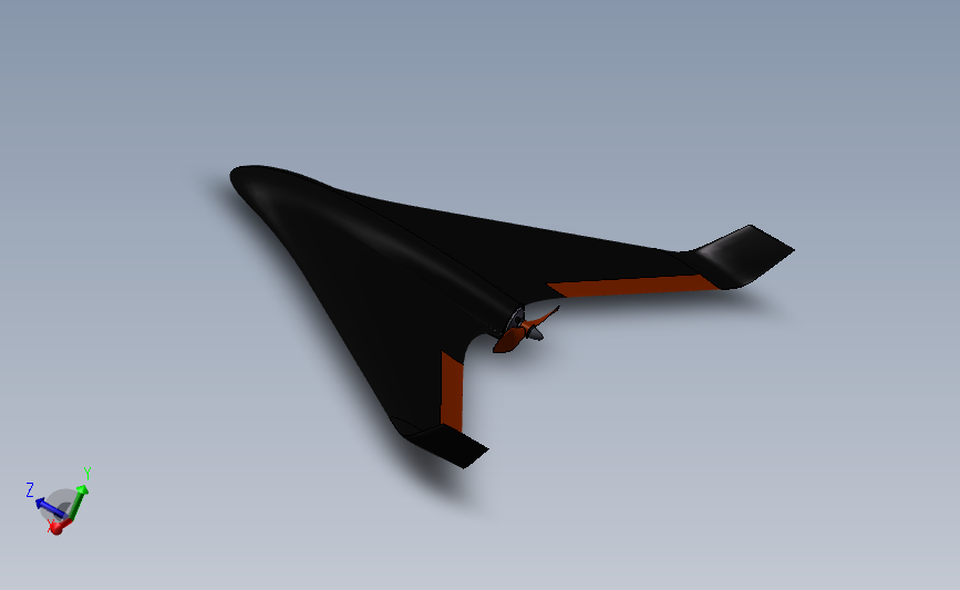 尾推3D无人机