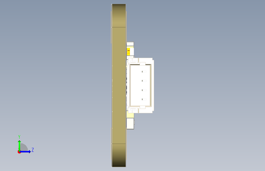 Adafruit LSM303AGR加速度磁力计 左侧视图