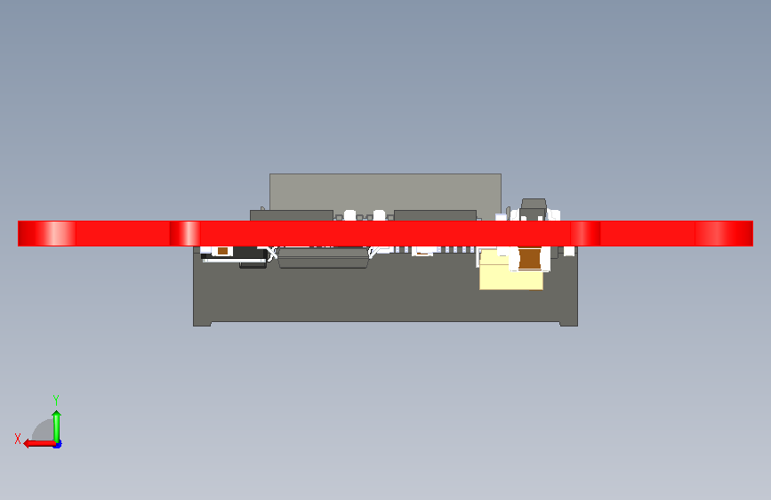 电路板 主板45 背面视图