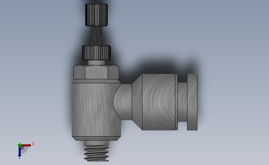 ISC 节流阀标准型[ISC04-M5(B)]_SOLIDWORKS 2018_模型图纸下载 – 懒石网