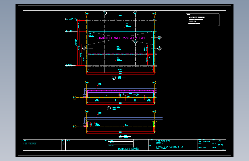 WL-ICP-13 ( L1 Bay A-Elev )_B施工图