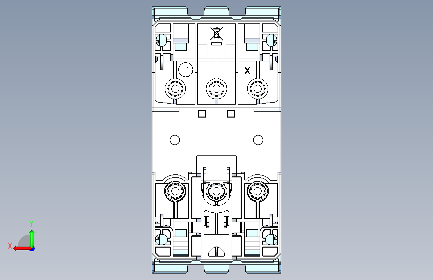 CWBC95-WEG接触器 背面视图