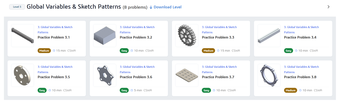 SolidWorks 练习题.