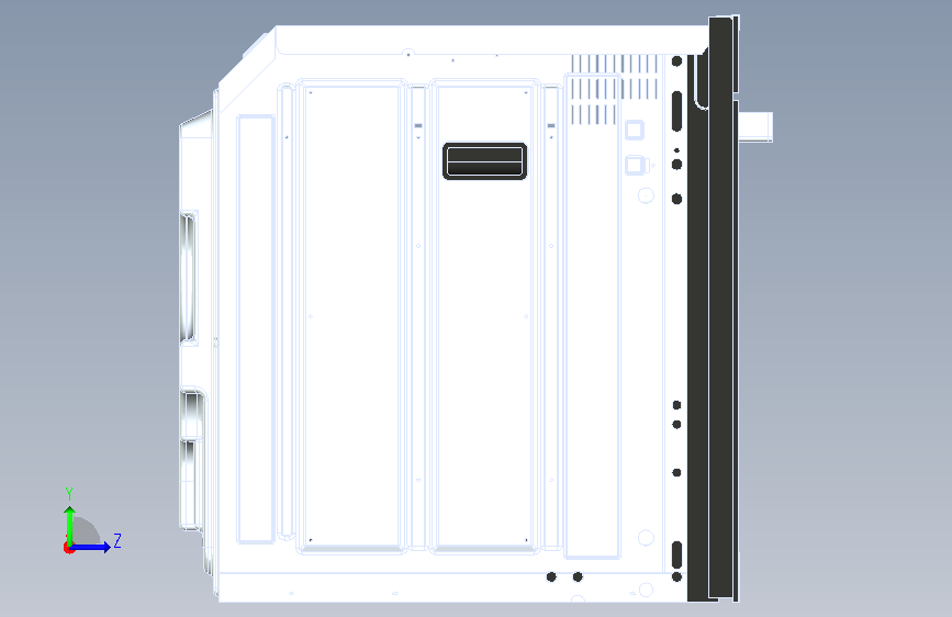 Beko BIR35400XMS烤箱 SW16 左侧视图
