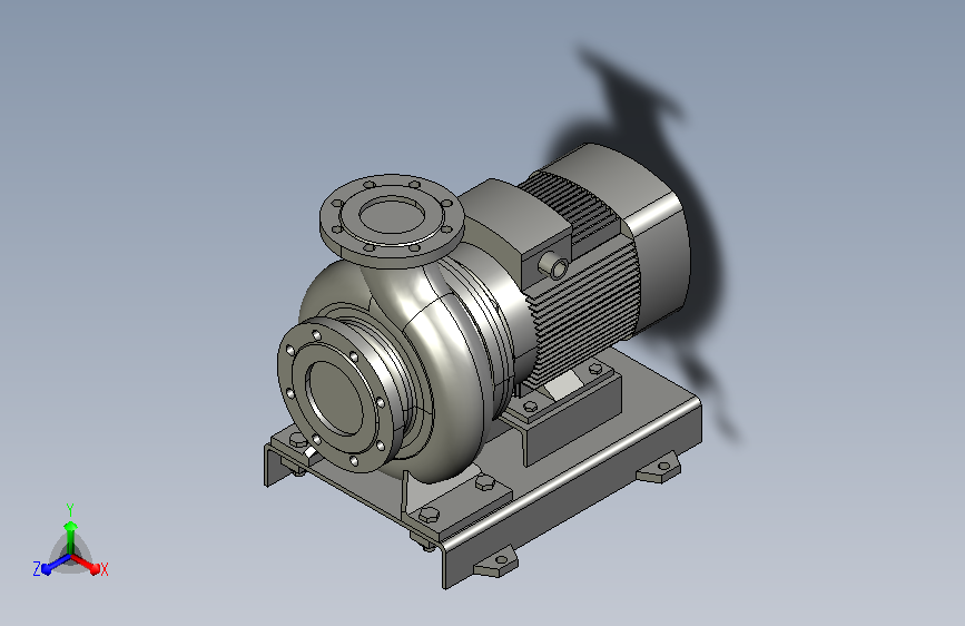 NISF125-100-200G_5.5卧式单级泵