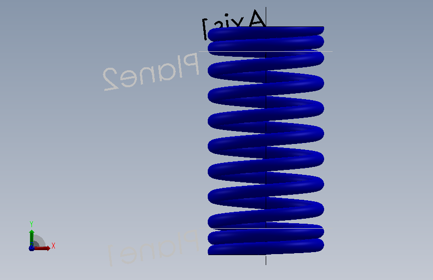 P01-03-14 Ground Spring_P01-03-14 地面弹簧.SLDPRT 正面视图