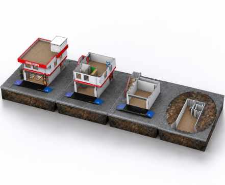 A0011070-现代迷你市场 3D CAD 模型