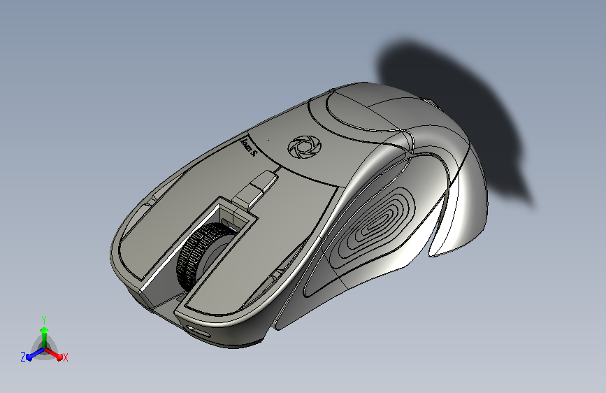 游戏鼠标概念-2 CATIA