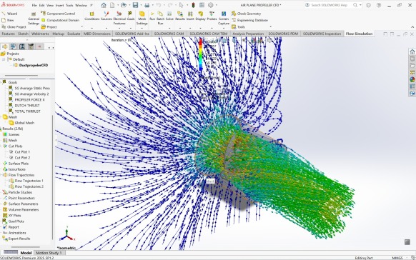 飞机螺旋桨 CFD