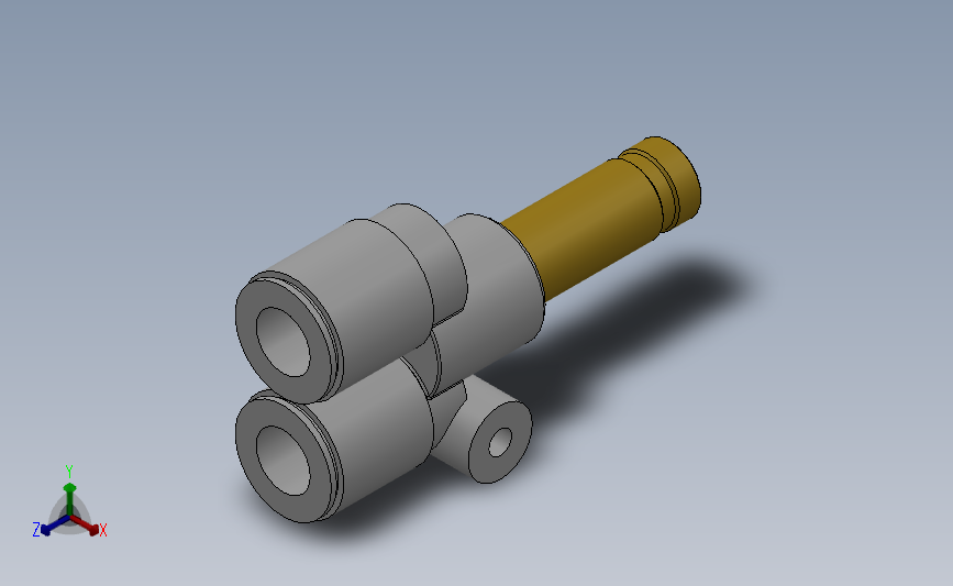 快速接头KQ2X变径U型插接头[KQ2X10-12]