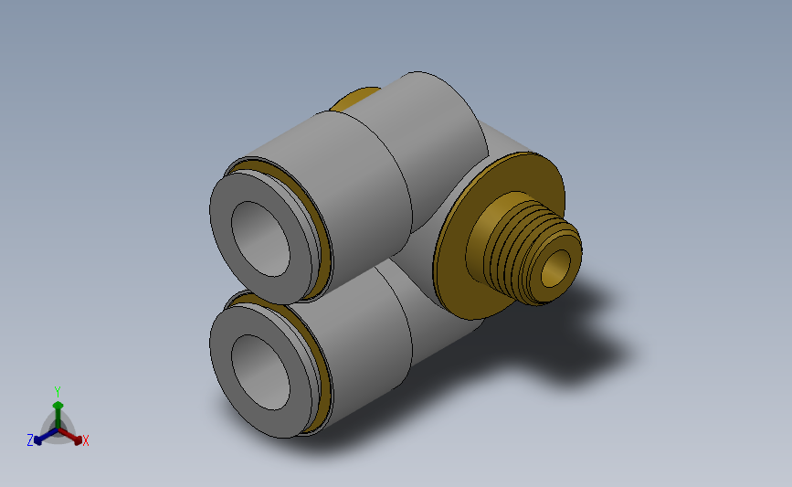 快速接头KQ2ZS双头内六角接头[KQ2ZS08-01S]