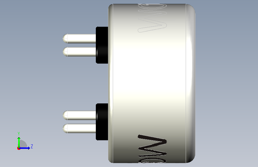 MQ-8气体传感器-2 左侧视图