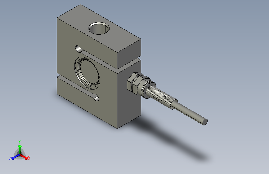 M16螺纹S梁称重传感器20kN拉压力传感器 sw15