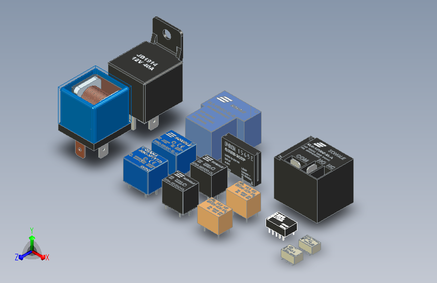 继电器solenoidassortment
