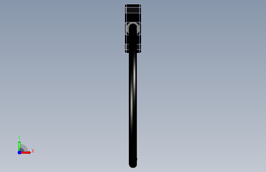 usb插头sw14 正面视图