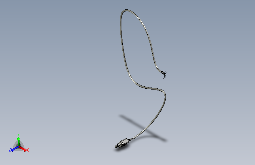 usb电缆with高details  catia