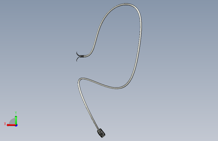 usb电缆with高details catia 背面视图