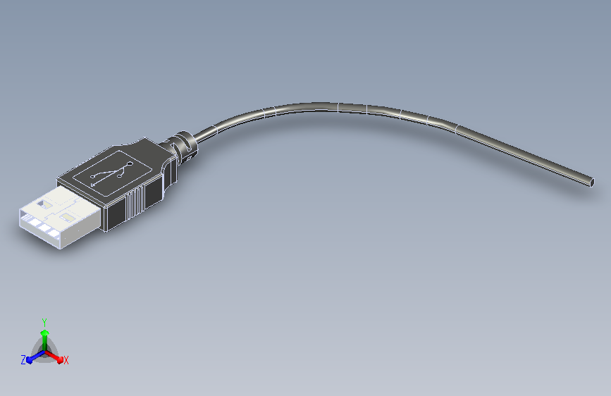 usb电缆详细图纸 sw18