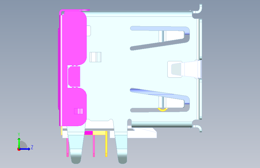 双usb30foxconn 左侧视图