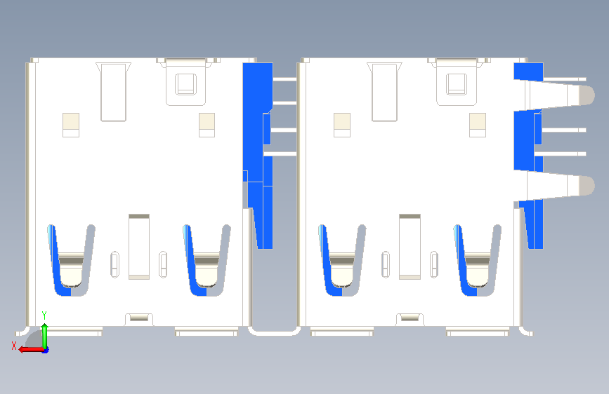 四usb30端口 sw14 背面视图