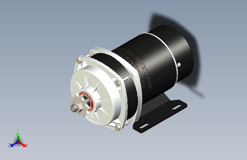 my1020zxfh450w24v直流有刷电机gears560rpm sw12