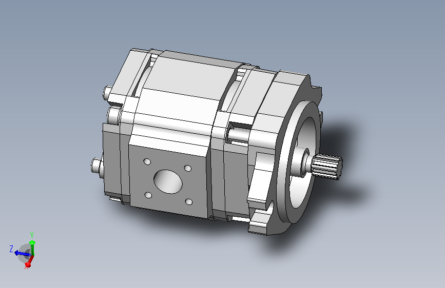 A0011230-内齿轮泵，固定排量（PGF型） – 13.3 cm³rev – 框架尺寸 2