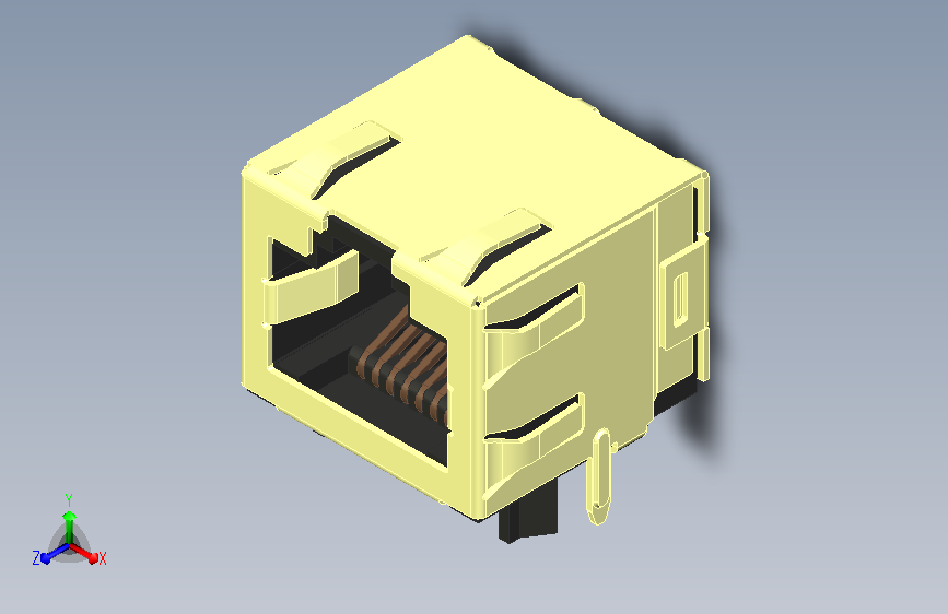RJ45modular插孔amp