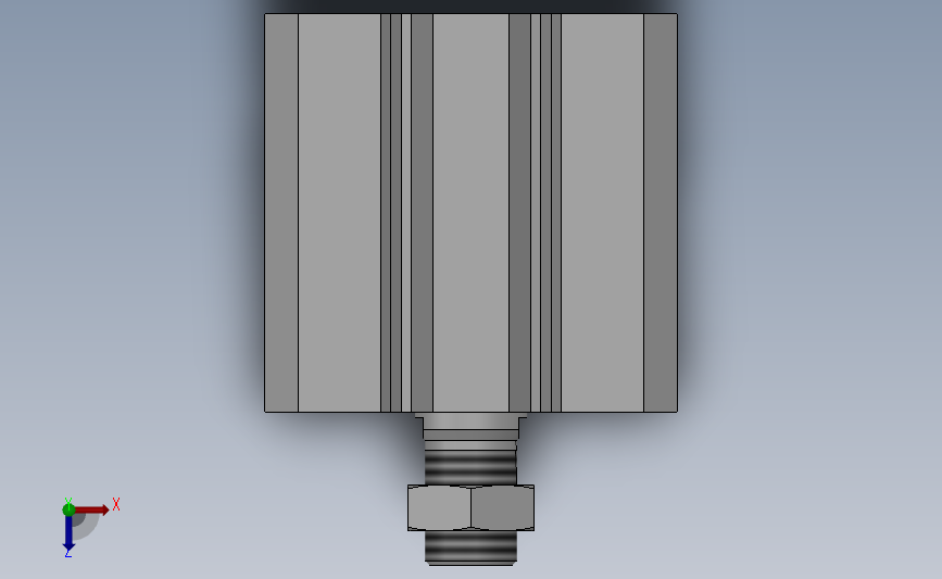 FY-ACQ超薄气缸系列[FY-CTACQS-100x50-B]_SOLIDWORKS 2018_模型图纸下载 – 懒石网