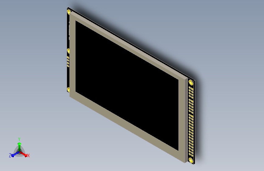 5寸TFTLCD模组800x480显示屏w控制器I2CserialSPI