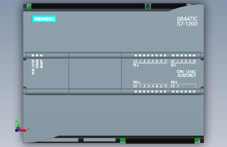Siemens Simatic 1215 正面视图