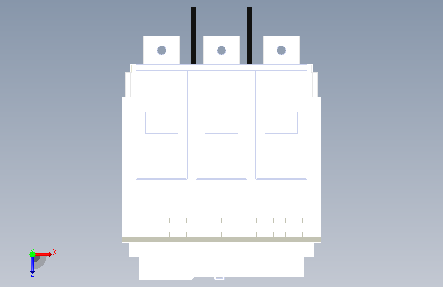 Mitsubishi Q系列PLC 俯视图