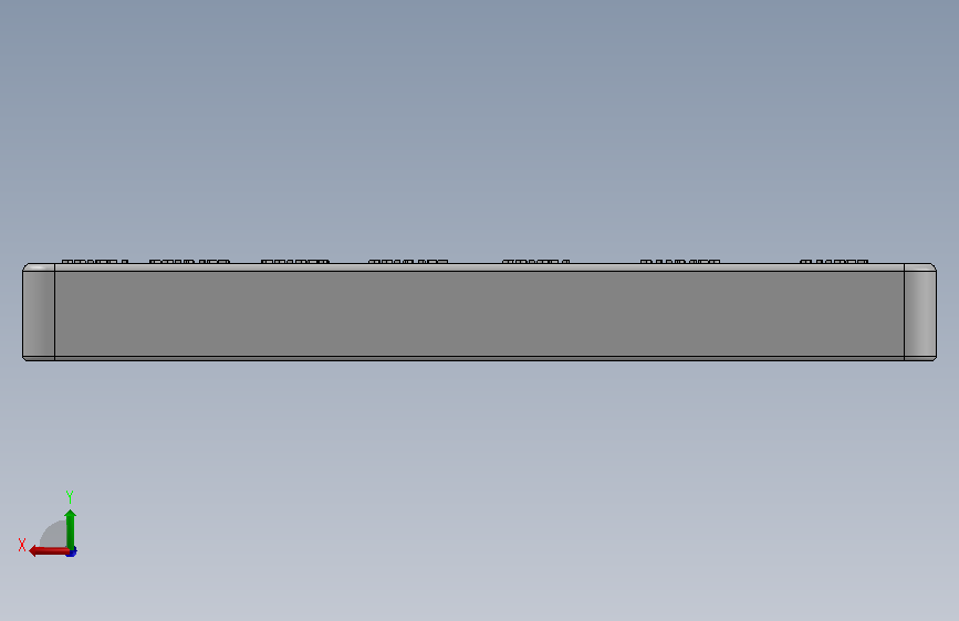 A2006842-Lang 工具重新攻丝工具套件托盘 SAE 3DP 背面视图
