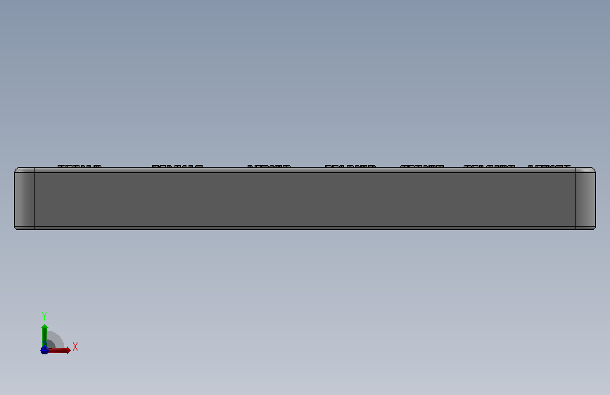A2006842-Lang 工具重新攻丝工具套件托盘 SAE 3DP 正面视图