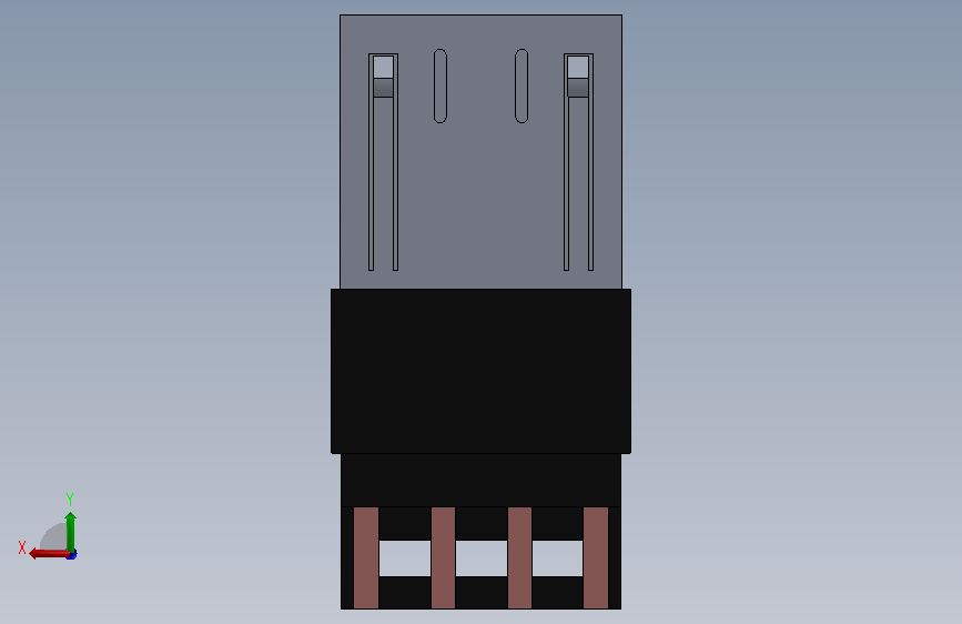 A2007046-微型USB 背面视图