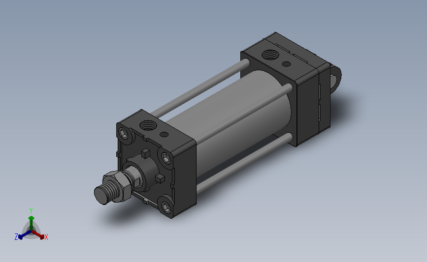 MB系列双耳环新款标准型气缸[MB63-100-D06]_SOLIDWORKS 2018_模型图纸下载 – 懒石网